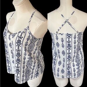 Hollister Strappy Tank Top Blouse W/ Adjustable Straps Small